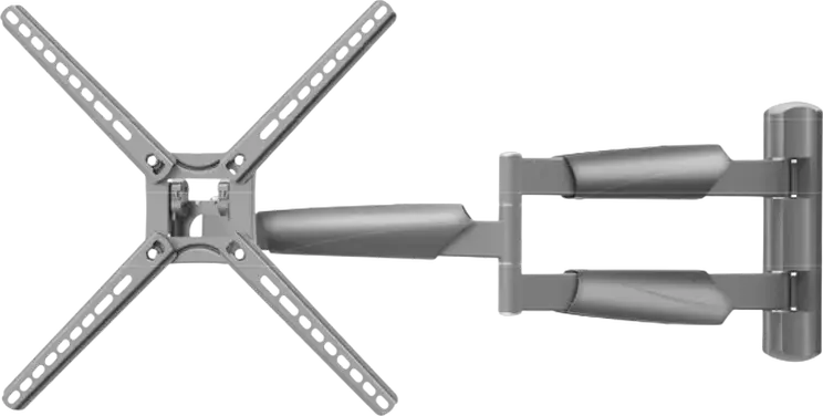 Suport de perete cu mișcare completă BARKAN BM343XL pentru ecrane de 13-65 inch, VESA 400x400mm, Capacitate 36kg, Înclinare -5 la +15 grade, Gri
