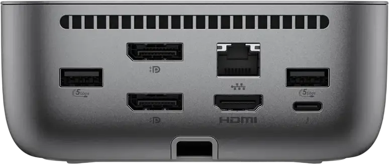 Stație de Docking HP Thunderbolt 4 100W G6, 10 Porturi, HDMI 2.1, 2x DP 1.4, 3x USB-A, 2x USB-C, RJ45 LAN, Gri, Cablu 1m