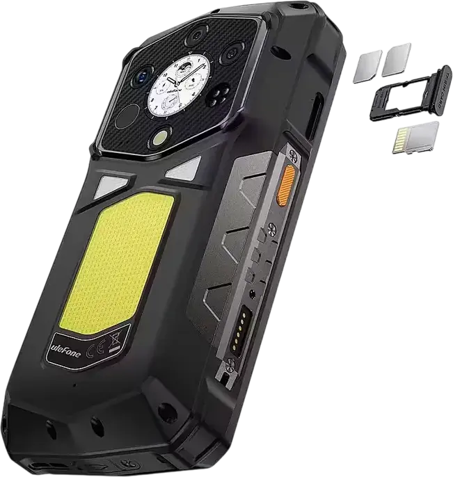 Защищенный 5G смартфон Ulefone Armor 29 Pro Thermal, AMOLED 6.67" 120Гц, Dimensity 7400, 16ГБ ОЗУ, 512ГБ ПЗУ, Аккумулятор 21200мАч, Тепловизор и ПНВ, IP68/IP69K