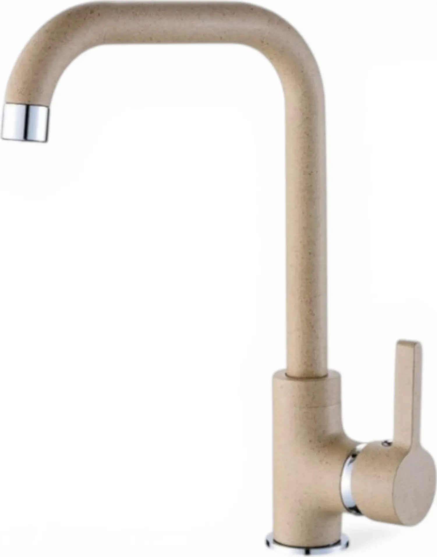 Backer LENA Kitchen Faucet, Granite Composite, Beige, High Arc Spout, Single Lever Handle, 302mm Height