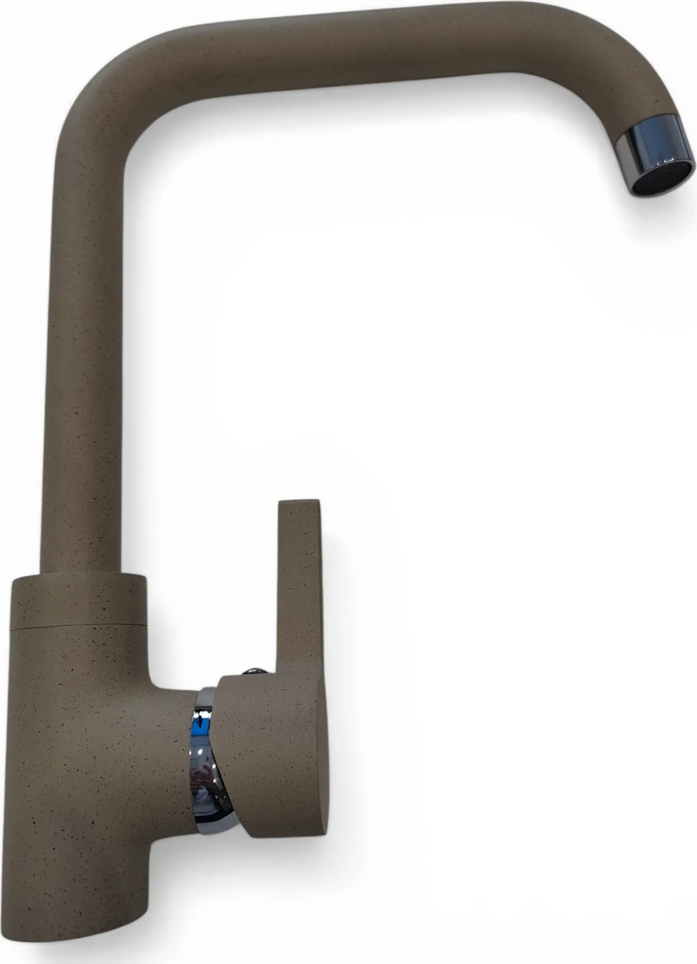 Backer LENA Kitchen Faucet, Granite Composite, Beige, High Arc Spout, Single Lever Handle, 302mm Height