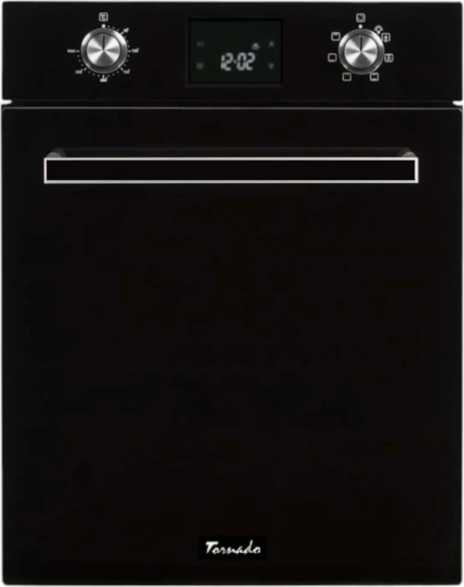 Tornado TRC-456 TOUCH FBL Built-in Electric Oven, 45 cm Width, 52L Volume, Class A, 6 Functions, Convection, Grill, Touch Control, Black