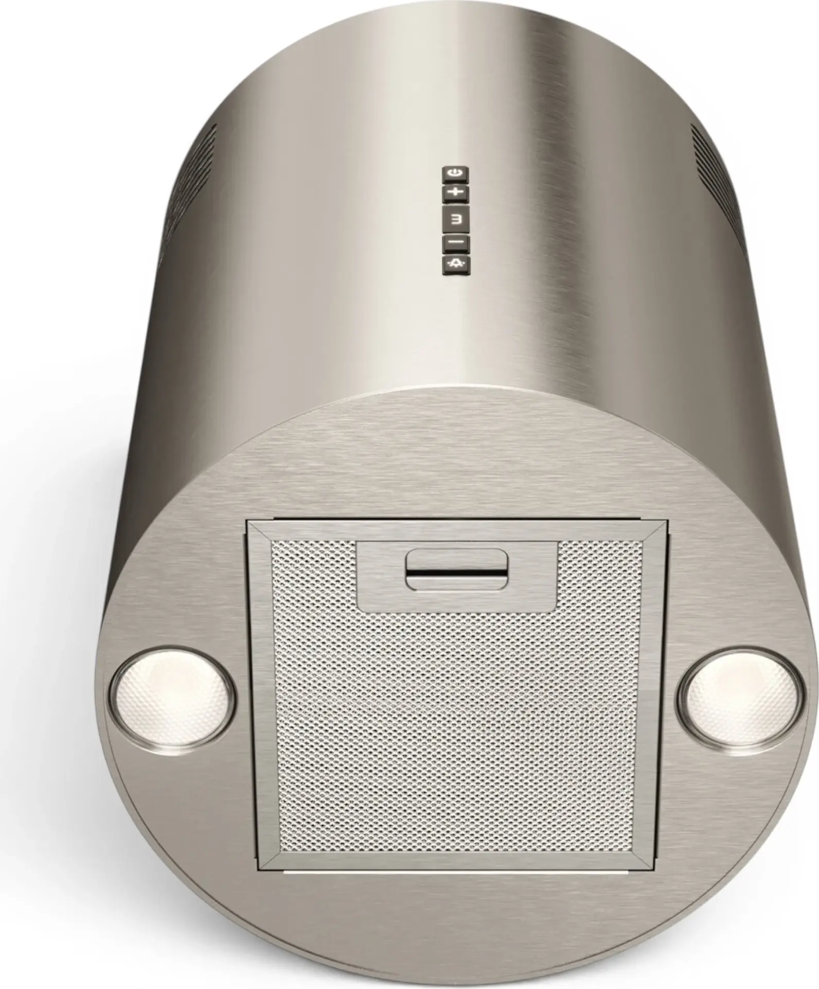 Backer NONA Mini W4031 Tubular Wall-Mounted Kitchen Hood, Stainless Steel Satin, 500 m3/h, LED Lighting, Sensor & Remote Control, Exhaust/Recirculation