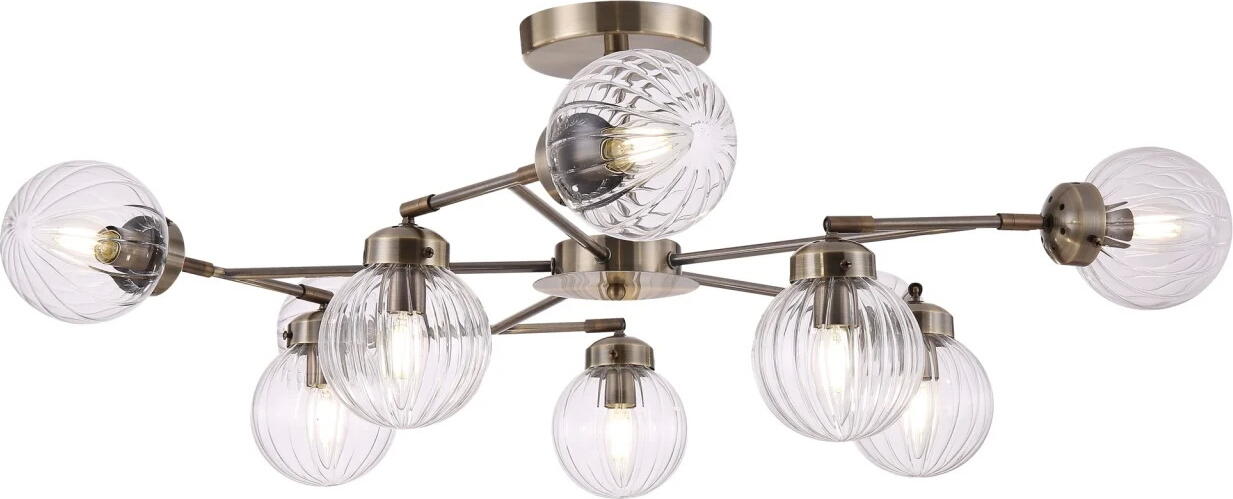 Люстра Maytoni Daisy MOD074PL-08BS, 8×E14, латунь