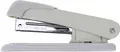 Capsator de birou pentru capse 24/6 si 26/6, constructie din plastic si metal, alb si gri