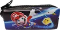 Husa pentru creioane Super Mario Galaxy pentru scoala, cu fermoar, tema space cu Mario și Luma, rechizite scolare