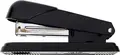 Caparator Profesional de Birou, Negru, Compatibil cu Dimensiunile Capsulelor 24/6 si 26/6