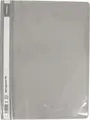 Tranbo A320 Management File A4 Plastic Clip Folder for Document Organization, Grey Translucent