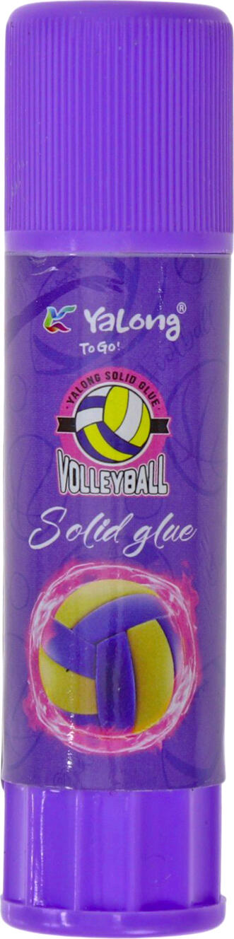 Stick Adeziv Yalong To Go! cu Tematica Volei, Culoare Purpurie, 25g pentru Papetarie