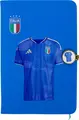 Carnet de note Echipa Nationala de Fotbal Italia, Coperta Albastra cu Logo FIGC si Design Jersey, Include Pandantiv Circular cu Jersey