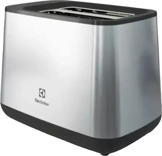 Electrolux E3T1-3ST 2-Slot Toaster, 800W, Stainless Steel, 7 Browning Levels, Defrost and Warm Functions, Removable Crumb Tray
