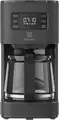 Cafetiera Electrolux E5CM1-6AN cu Filtru, 1080W, Rezervor Apa 1.37L, Capacitate 10 Cani, Programare Digitala, Inox si Plastic, Negru
