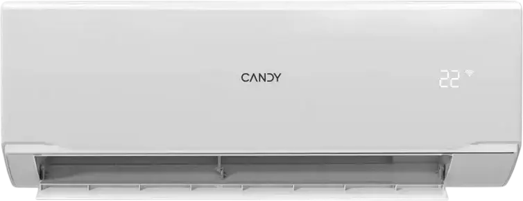 Candy Pura AS24PDAHRA Split Air Conditioner, 24k BTU, 6.2kW, Inverter, A++, R-32, Wi-Fi, hOn Smart Home, Ionization, Cooling & Heating, White