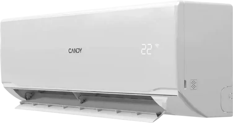 Candy Pura AS24PDAHRA Split Air Conditioner, 24k BTU, 6.2kW, Inverter, A++, R-32, Wi-Fi, hOn Smart Home, Ionization, Cooling & Heating, White