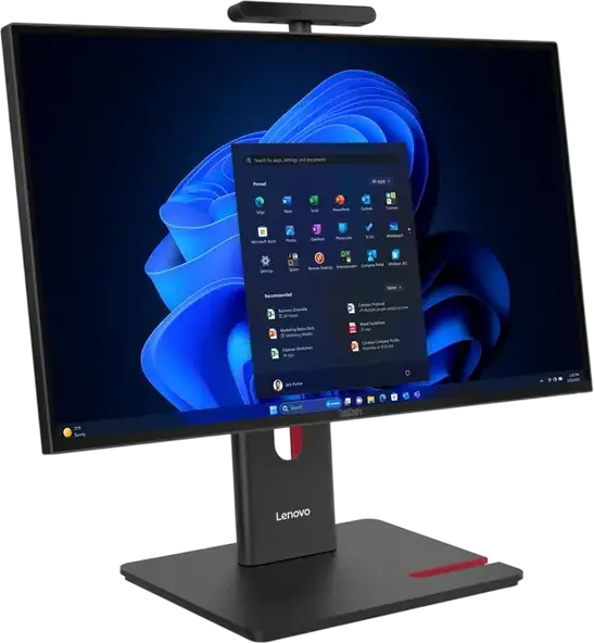 Моноблок Lenovo ThinkCentre M90a Gen 6, экран 23.8" FHD IPS с антибликовым покрытием, процессор Intel Core Ultra 7 265T, SSD 1 ТБ, RAM DDR5, Windows 11, черный