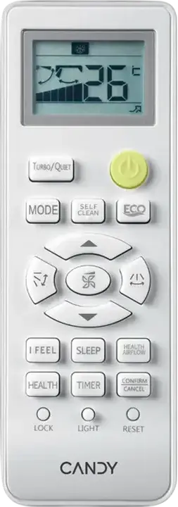 Сплит-система Candy Brezza AS12SHDHRA, 12000 BTU, Инвертор, A++, Охлаждение и Обогрев, R-32, Ионизация, Антибактериальный фильтр, Белый, до 35 м²
