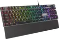 Genesis Thor 380 RGB Mechanical Gaming Keyboard NKG-1725, Outemu Blue Switches, RGB PRISMO Backlighting, Aluminium Body, Detachable Palm Rest, Black
