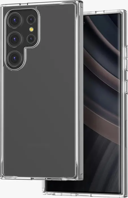 Uniq LifePro Xtreme Crystal Case for Samsung Galaxy S24 Ultra, TPU Hybrid AirMax 360 Protection, Shock and Dust Resistant, Clear, 6.8 inch