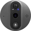 Smart Doorbell ED-300PA with 4.3 inch IPS LCD Display, 2MP 1080p Camera, 150 Degree Wide Angle, PIR Motion Sensor, Night Vision, Tuya App, Grey