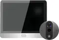Smart Doorbell ED-300PA with 4.3 inch IPS LCD Display, 2MP 1080p Camera, 150 Degree Wide Angle, PIR Motion Sensor, Night Vision, Tuya App, Grey