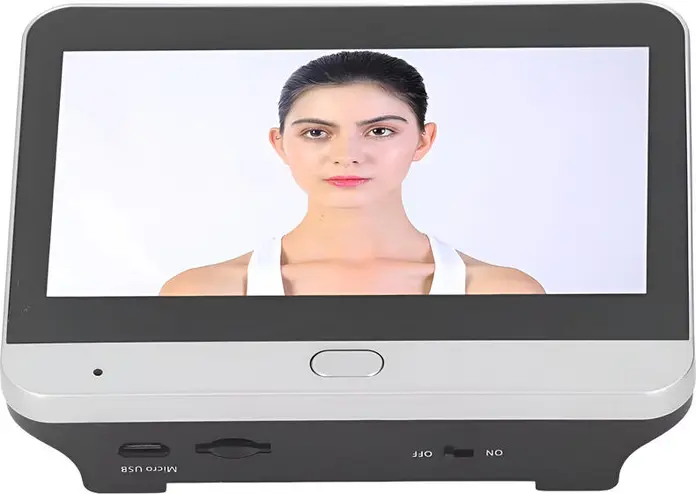 Smart Doorbell ED-300PA with 4.3 inch IPS LCD Display, 2MP 1080p Camera, 150 Degree Wide Angle, PIR Motion Sensor, Night Vision, Tuya App, Grey