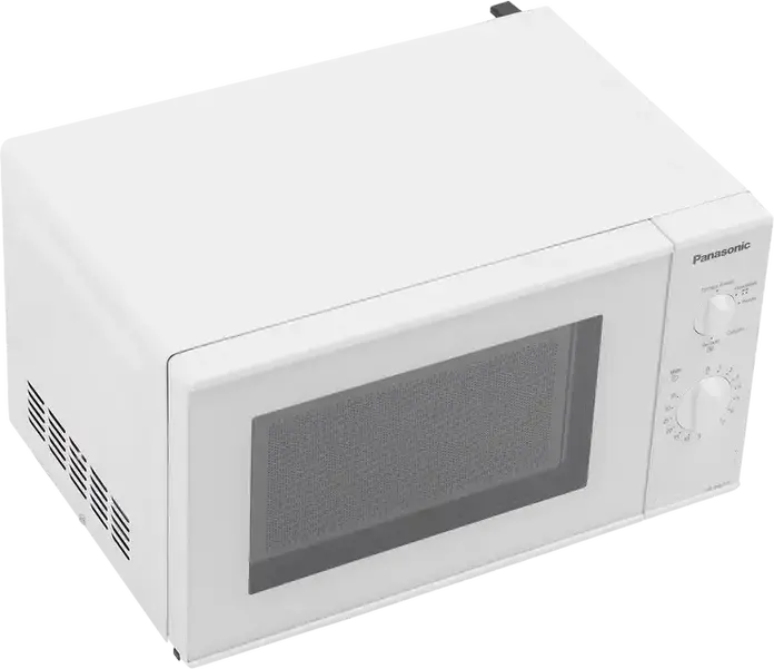 Cuptor cu Microunde Panasonic NN-SM221W, Capacitate 20L, Putere 800W, 9 Programe Automate, Blocare Copii, Interior Email, Control Tact-rotativ, Alb