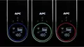 APC Back-UPS Pro Gaming 2200VA Line-Interactive UPS, Pure Sinewave, 6 Schuko Outlets, Circular LCD with Green Ring, USB-C and USB-A Ports, White Tower