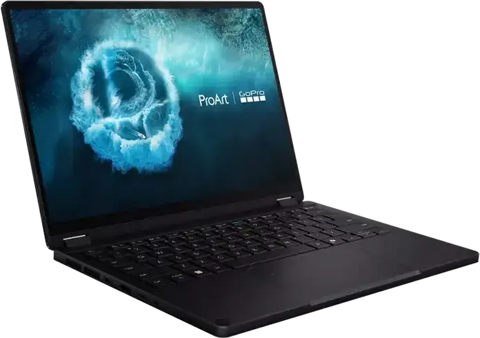 Конвертируемый ноутбук ASUS ProArt PX13 HN7306EA GoPro Edition, 13.3" 3K OLED Touch, AMD Ryzen AI Max+ 395, 64GB LPDDR5X, 1TB SSD, Win 11 Pro, Nano Black