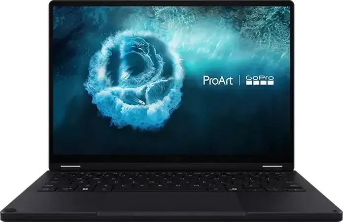 Конвертируемый ноутбук ASUS ProArt PX13 HN7306EA GoPro Edition, 13.3" 3K OLED Touch, AMD Ryzen AI Max+ 395, 64GB LPDDR5X, 1TB SSD, Win 11 Pro, Nano Black