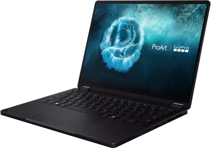 Конвертируемый ноутбук ASUS ProArt PX13 HN7306EA GoPro Edition, 13.3" 3K OLED Touch, AMD Ryzen AI Max+ 395, 64GB LPDDR5X, 1TB SSD, Win 11 Pro, Nano Black