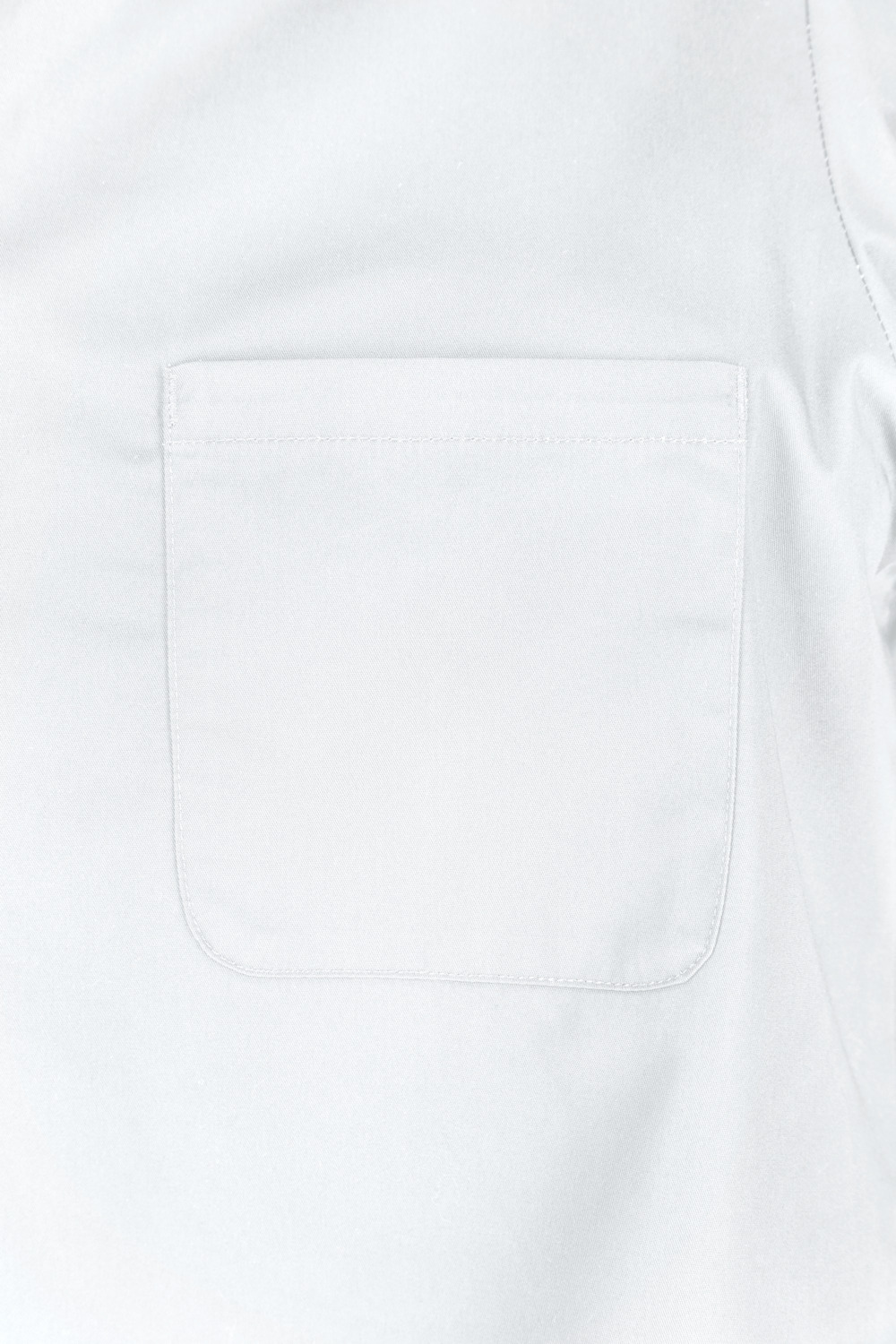 Pulsiva Andy Men's Chef Shirt, Half Sleeve, White, 65% Polyester 35% Cotton, Durable Low-Crease Fabric, Regular Fit with Breast Pocket