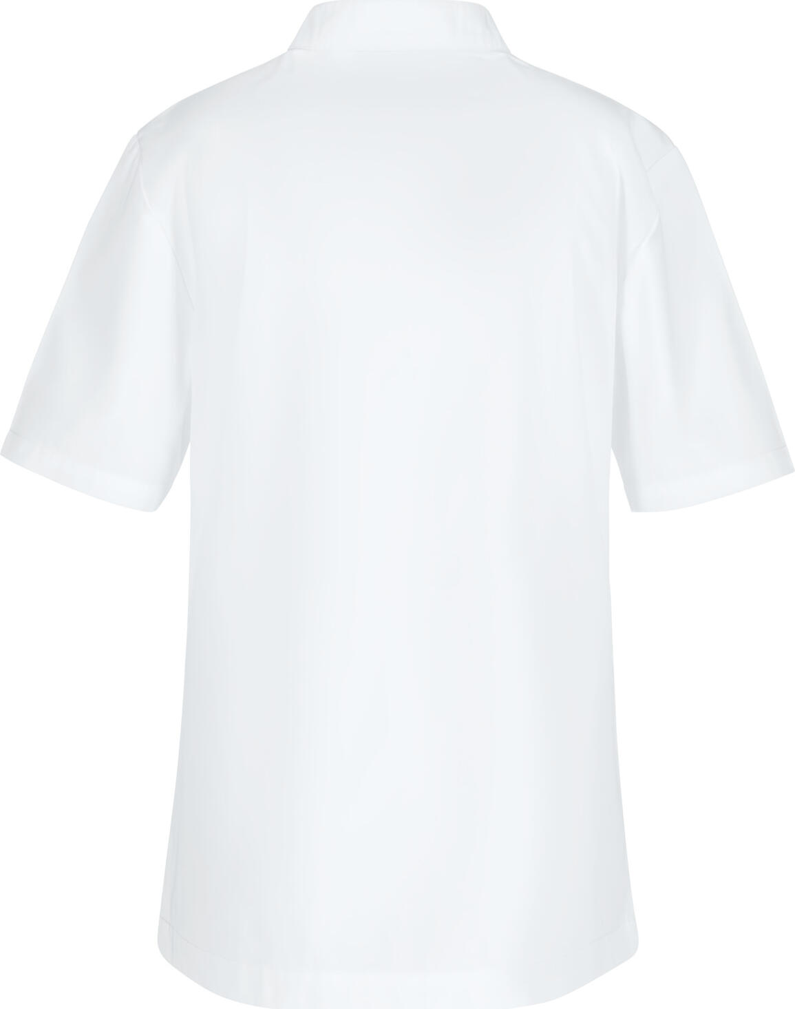 Pulsiva Andy Women's Chef Shirt, Half Sleeve, 65% Polyester 35% Cotton, Regular Fit, Low-Crease Durable Fabric with Breast Pocket, White, Size 40