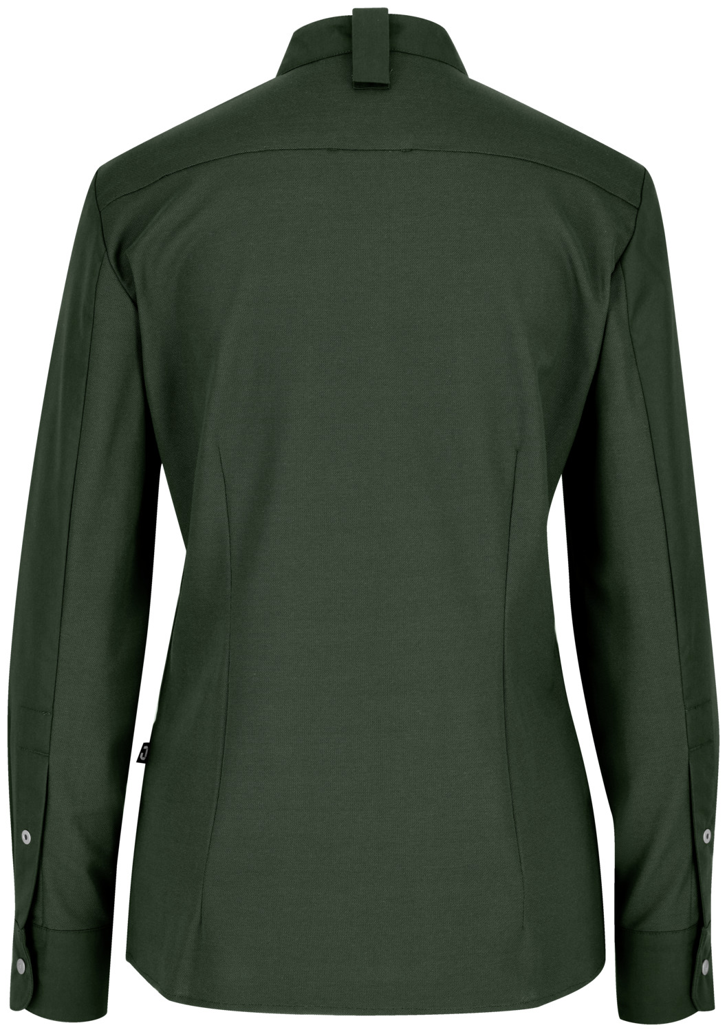 Jobeline Luca Women's Long-Sleeved Chef Shirt, 65% Polyester 35% Cotton, Regular Fit with Piqué Fabric Details and Breast Pocket