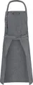 Фартук Jobeline Nando Chambray, 88x80 см, серый, смесовая ткань 60% хлопок 40% полиэстер, регулируемая завязка на шее, 2 передних кармана и 2 кармана для ручек