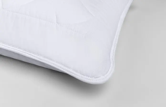 Подушка для сна Erwin M. Dream Cotton, 80 x 80 см, наполнитель из полого полиэстерного волокна 100%, чехол из хлопка 100%, гипоаллергенная, белая, с возможностью стирки