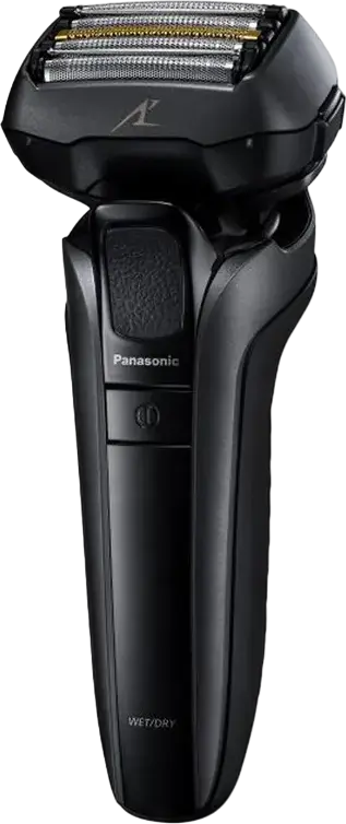 Электробритва Panasonic ES-LV6U-K820 сеточная, 5 бритвенных головок, подвижная головка 20D, для сухого и влажного бритья, Li-Ion аккумулятор, черный