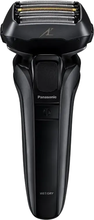 Электробритва Panasonic ES-LV6U-K820 сеточная, 5 бритвенных головок, подвижная головка 20D, для сухого и влажного бритья, Li-Ion аккумулятор, черный