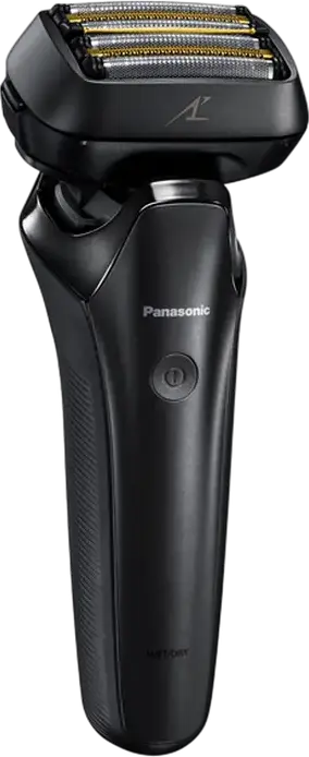 Panasonic ES-LS6A-K820 Electric Foil Shaver, Wet & Dry, 22D Flexible Head, Li-Ion Battery, with Trimmer, Case and Accessories, Black