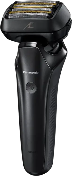 Panasonic ES-LS6A-K820 Electric Foil Shaver, Wet & Dry, 22D Flexible Head, Li-Ion Battery, with Trimmer, Case and Accessories, Black