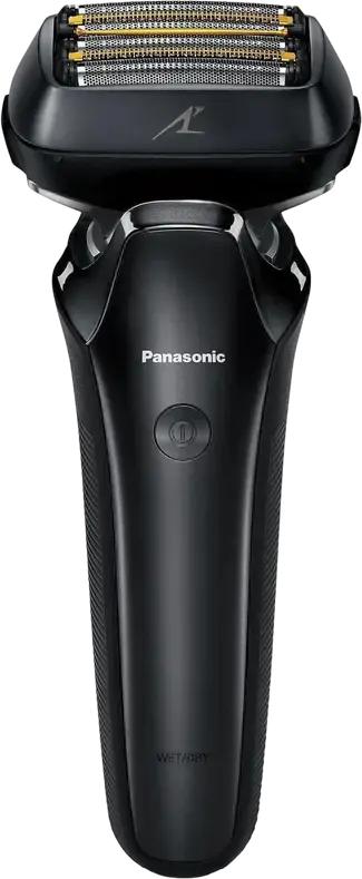 Panasonic ES-LS6A-K820 Electric Foil Shaver, Wet & Dry, 22D Flexible Head, Li-Ion Battery, with Trimmer, Case and Accessories, Black