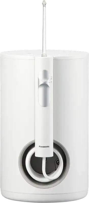 Panasonic EW1614 Oral Irrigator for Adults, White, Mains Powered, 10 Intensity Modes, Ultrasonic Technology, IPX7 Waterproof, Set of 4 Nozzles