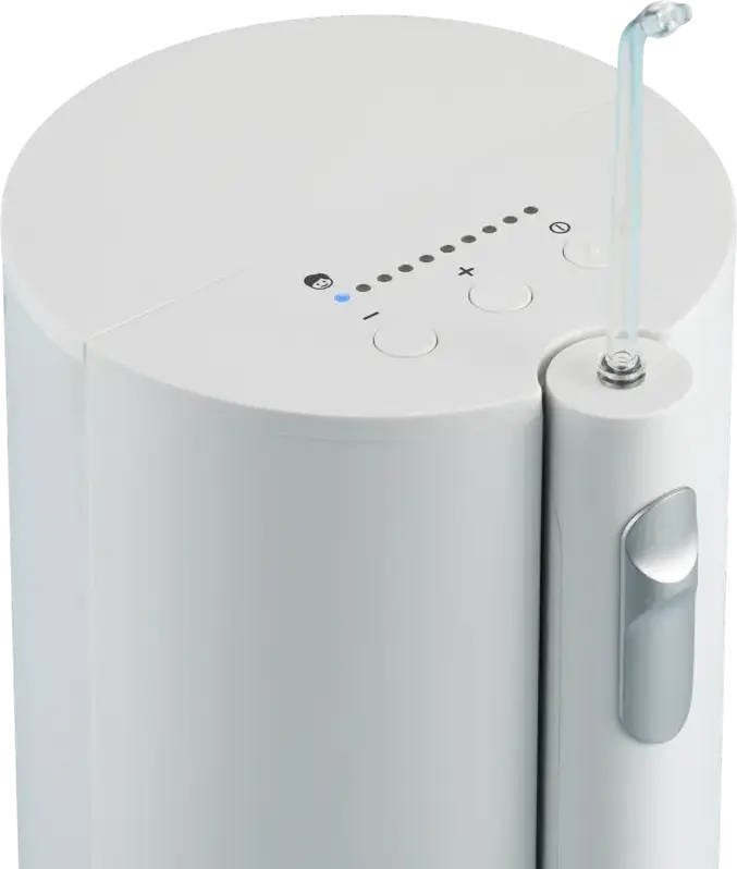 Panasonic EW1614 Oral Irrigator for Adults, White, Mains Powered, 10 Intensity Modes, Ultrasonic Technology, IPX7 Waterproof, Set of 4 Nozzles