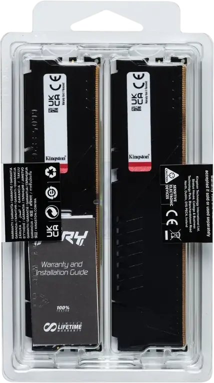 Kit Memorie Kingston FURY Beast 64GB (2x32GB) DDR5 5600MHz PC5-44800 CL36 RAM KF556C36BBEK2-64 pentru PC, Intel XMP 3.0, Radiator Negru