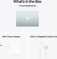 Apple MacBook Air 13.6" Laptop, Apple M5 10-Core CPU, 8-Core GPU, 16GB RAM, 512GB SSD, Liquid Retina Display, macOS Tahoe, Aluminum Case, Sky Blue
