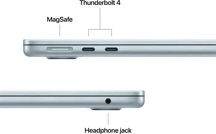 Apple MacBook Air 13.6" Laptop, Apple M5 10-Core CPU, 8-Core GPU, 16GB RAM, 512GB SSD, Liquid Retina Display, macOS Tahoe, Aluminum Case, Sky Blue