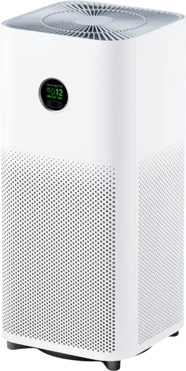 Xiaomi Mijia Smart Air Purifier 6, 50m2 Coverage, HEPA Carbon Pre-filter, UV Ionization, LCD Display, Mi Home App Control, White ABS Plastic
