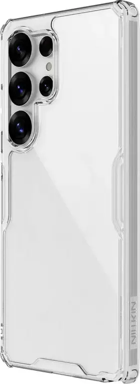 Husa Nillkin Nature Pro Magnetic pentru Samsung Galaxy S25 Ultra, TPU si PC Hibrid, Transparenta, Airbaguri Rezistente la Impact, Grip Anti-alunecare