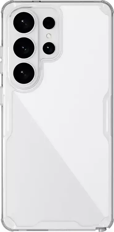 Nillkin Nature Pro Protective Case for Samsung Galaxy S26 Ultra, Hybrid TPU and PC Material, Shock-Absorbing Reinforced Corners, Transparent Clear Back
