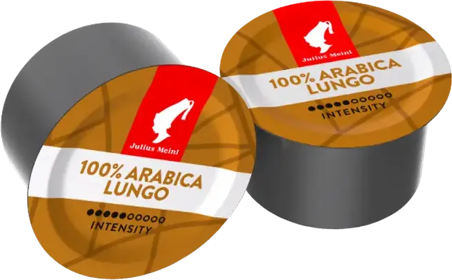 Julius Meinl Lungo 100% Arabica Professional Coffee Capsules, Medium Roast, Intensity 4/10, 110ml Cup Size, 96 Capsules