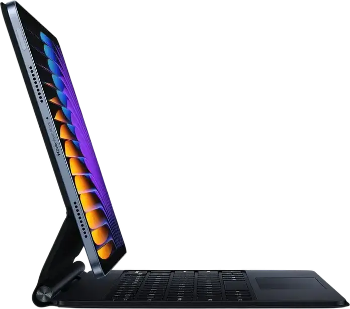 Чехол-клавиатура для Xiaomi Focus Pad 8 / 8 Pro, защитный кейс для планшета 11,2 дюйма с интегрированным трекпадом, регулируемой подставкой, водостойкий, черный